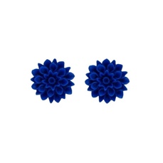 Náušnice FLOWERSKI - navy blue
