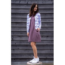 Šaty SOFIE podzimní, old violet - L, délka 95