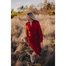 Šaty NINA, červené - L/XL